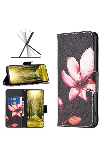 sscase Colored Drawing Θήκη Πορτοφόλι Lotus (Xiaomi Redmi 12 4G)