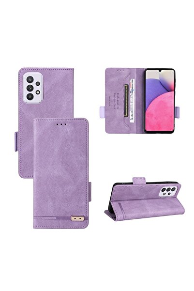 sscase Clasp Leather Θήκη Πορτοφόλι Purple (Samsung Galaxy A33 5G)