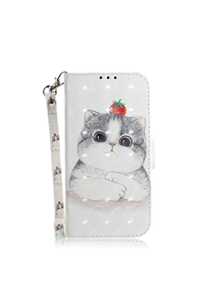 sscase 3D Colored Θήκη Πορτοφόλι Cute Cat (Realme C33)
