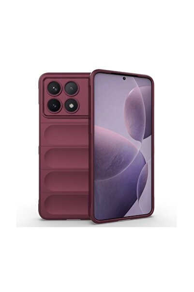 sscase Magic Shield Θήκη Σιλικόνης Wine Red (Xiaomi Poco F6 Pro 5G)