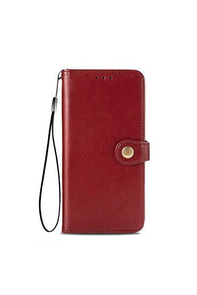 sscase Retro Solid Color Leather θήκη Πορτοφόλι Red (Xiaomi Poco X3 NFC/X3 Pro)