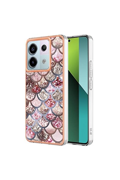 sscase Electroplating Marble Σκληρή Θήκη Pink Scales (Xiaomi Redmi Note 13 Pr...