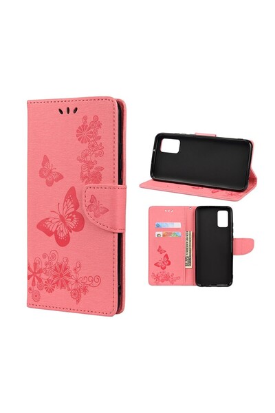 sscase Butterfly Θήκη Πορτοφόλι Pink (Xiaomi Redmi Note 11 Pro 4G / 5G)