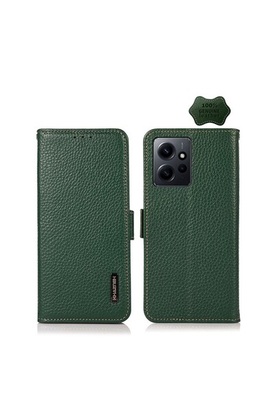 sscase Side-Magnetic Δερμάτινη Θήκη Πορτοφόλι Green (Xiaomi Redmi Note 12 4G)