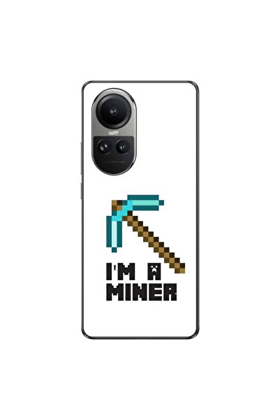 OEM Husa compatibila cu Oppo Reno10 5G Silicon Gel Tpu Model Minecraft Miner