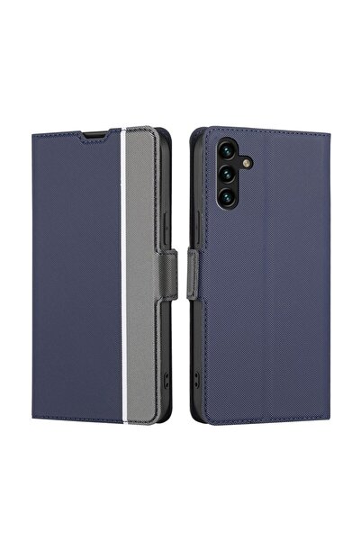 sscase Twill Texture Θήκη Πορτοφόλι Blue (Samsung Galaxy A04s)