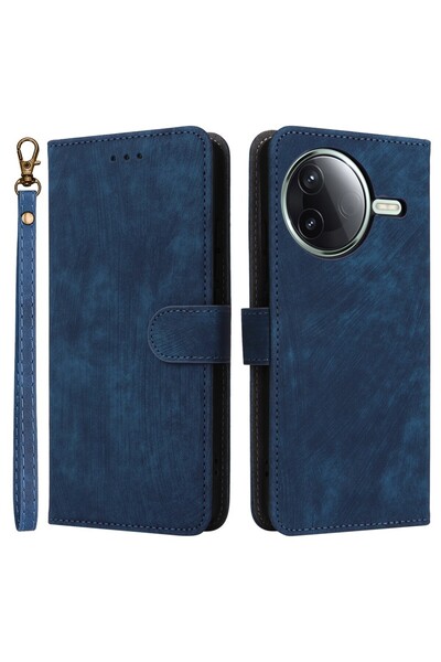 sscase Brush Magnetic Θήκη Πορτοφόλι Blue (Xiaomi Poco F7 Ultra 5G)