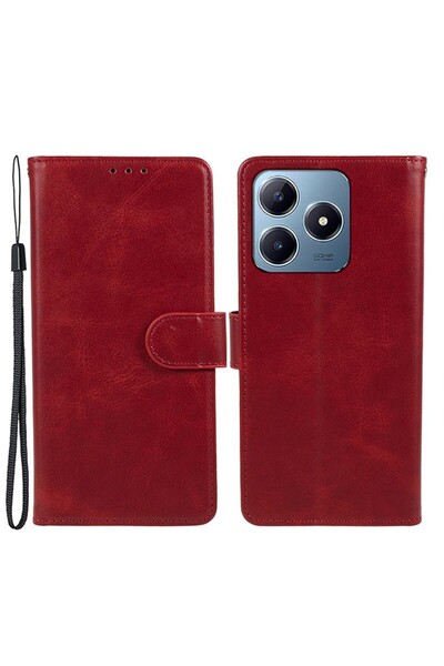 sscase Lite Θήκη Πορτοφόλι Red (Realme C61 4G)