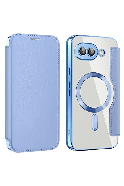 sscase Straight MagSafe Θήκη Βιβλίο Baby Blue (Google Pixel 9a 5G)