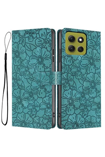 sscase Blossom Θήκη Πορτοφόλι Green (Motorola Moto G86 5G)