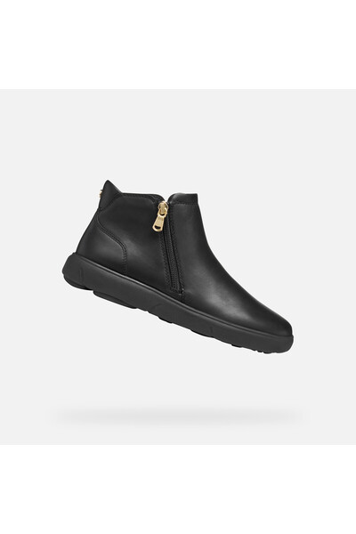 Geox Pantofi negri de damă până la gleznă Nebula 2.0 C