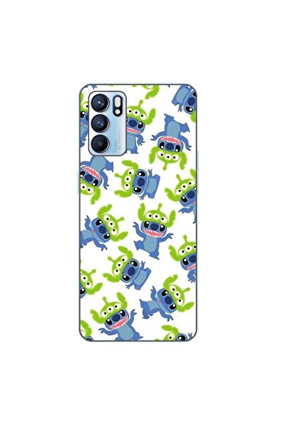OEM Husa compatibila cu Oppo Reno6 5G Silicon Gel Tpu Model Stitch Pattern Wi...