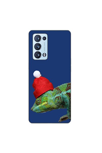 OEM Husa compatibila cu Oppo Reno6 Pro 5G Silicon Gel Tpu Model Craciun Cameleon