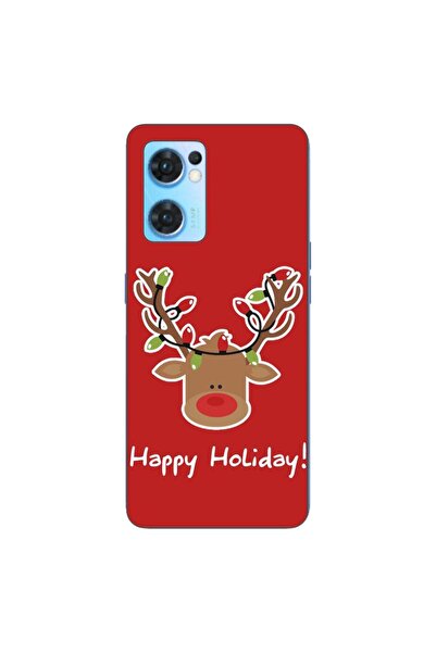 OEM Husa compatibila cu Oppo Reno7 5G Silicon Gel Tpu Model Craciun Ren Happy...