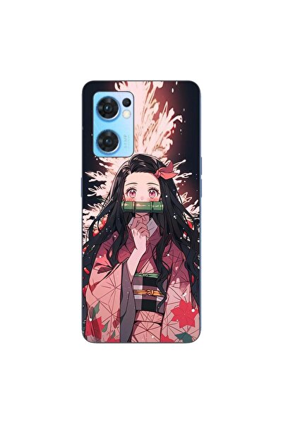 OEM Case compatible with Oppo Reno7 5G Silicone Gel Tpu Demon Slayer Nezuko P...