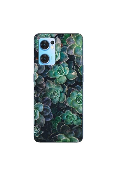 OEM Husa compatibila cu Oppo Reno7 5G Silicon Gel Tpu Model Flori de Stanca