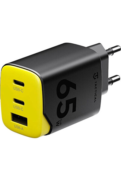 Tactical Φορτιστής χωρίς καλώδιο GaN με θύρα USB-A και 2 θύρες USB-C, 65W Pow...