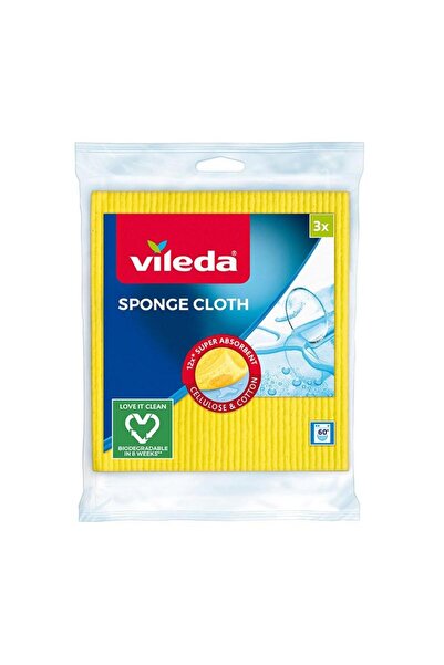 Vileda 169743 Wet Cloths, 3 Pieces, Multicolor
