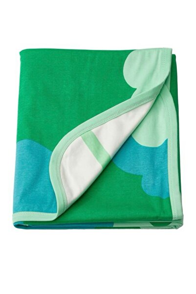 IKEA Grönfink Baby Blanket, Green, 80X100 cm