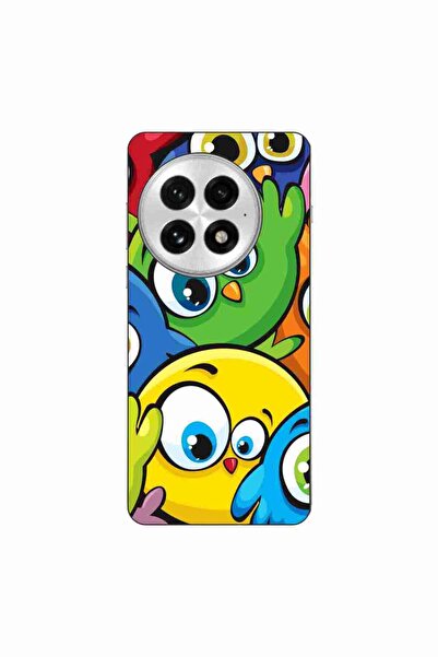 OEM Case compatible with OnePlus 13 Silicone Gel Tpu Colorful Owl Pattern