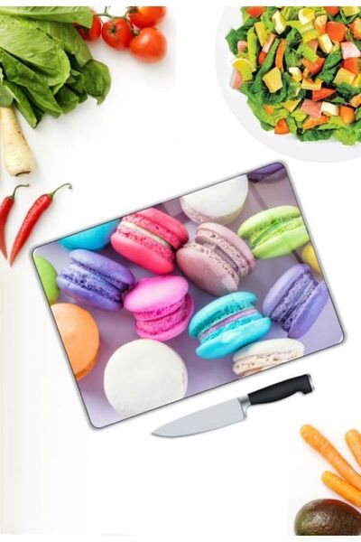 Zarif Home Glass Cutting Board 25X35 cm |   Decorative Tempered Glass Cutting...