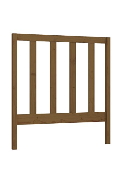 vidaxl Tăblie de pat, maro miere, 95x4x100 cm, lemn masiv de pin
