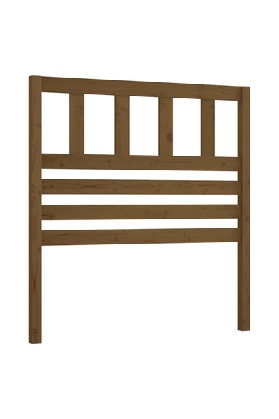 vidaxl Tăblie de pat, maro miere, 81x4x100 cm, lemn masiv de pin