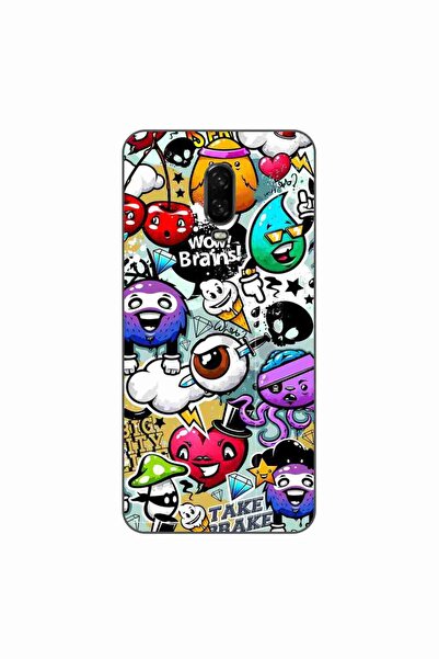 OEM Husa compatibila cu OnePlus 6T Silicon Gel Tpu Model Pop Art Graffiti