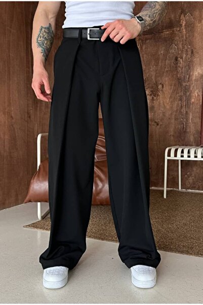 Extra Baggy Wide Fit Premium Kumaş Pantolon