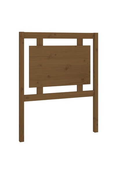 vidaxl Bedside table, honey brown, 80.5x4x100 cm, solid pine wood