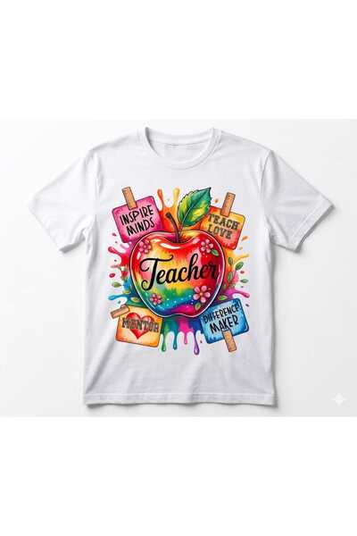 Malfini Tricou UNISEX invatator/oare, educator/oare, profesor/oara, print DTF...