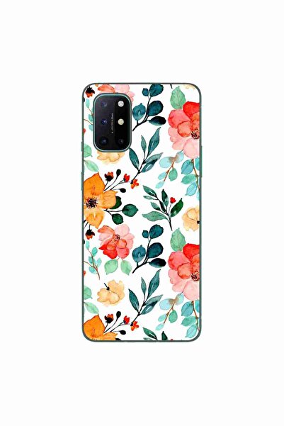 OEM Husa compatibila cu OnePlus 8T Silicon Gel Tpu Model Painted Flowers