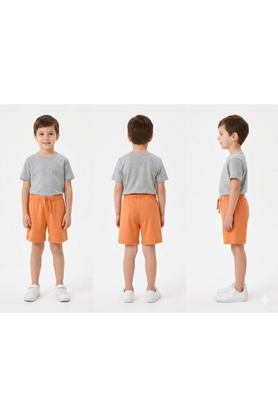 Benetton Erkek Çocuk Elastik Belli Bermuda Şort