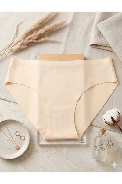 CLOVER JEWELRY 4 Pieces of Laser Cut Seamless Bikini Padded Women's Panties