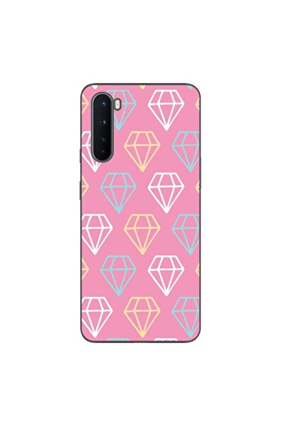 OEM Husa compatibila cu OnePlus Nord Silicon Gel Tpu Model Diamond Pattern Do...