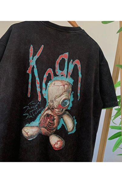 RİSE Korn Oversize Baskılı Tshirt