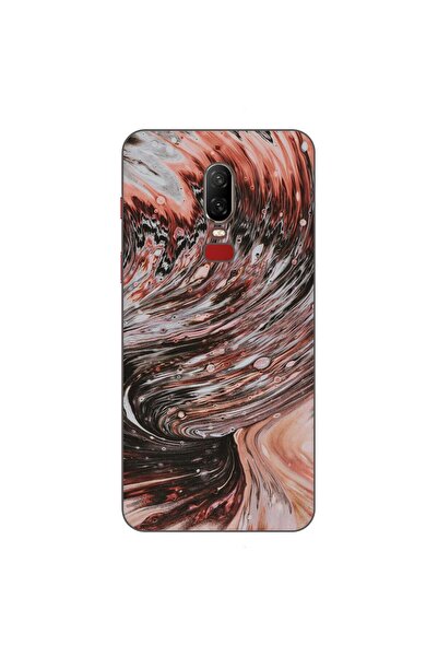 OEM Husa compatibila cu OnePlus 6 Silicon Gel Tpu Model Copper Stream