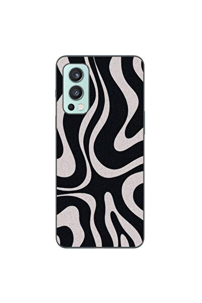 OEM Husa compatibila cu OnePlus Nord 2 Silicon Gel Tpu Model Monochrome Hypnotic
