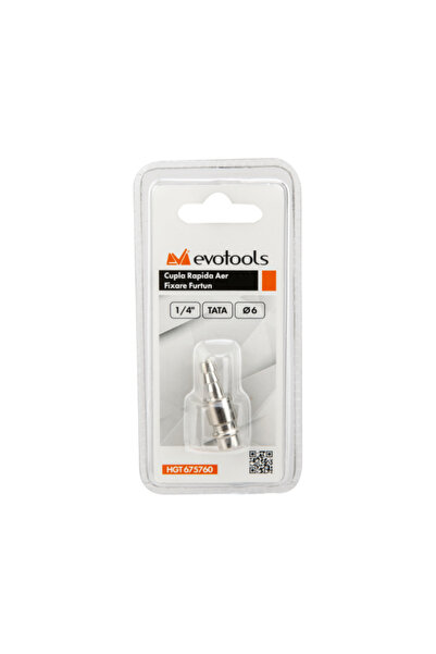 Evotools Cupla Rapida Aer Tata 1/4 Fixare Furtun, Diametru 6mm —