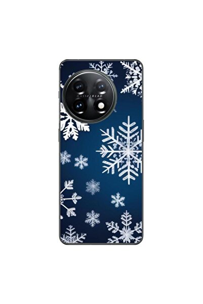 OEM Husa compatibila cu OnePlus 11 Silicon Gel Tpu Model Fulgi de Nea