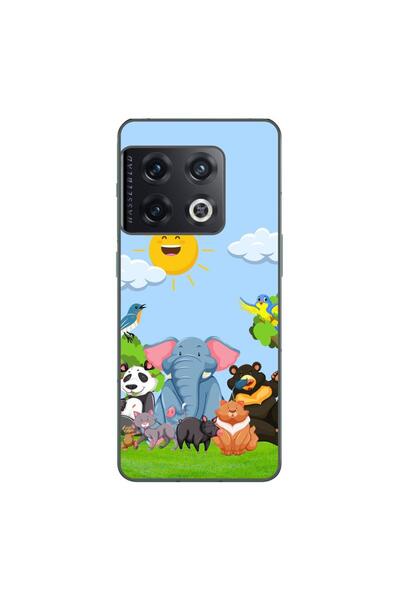 OEM Husa compatibila cu OnePlus 10 Pro Silicon Gel Tpu Model Prietenii Junglei