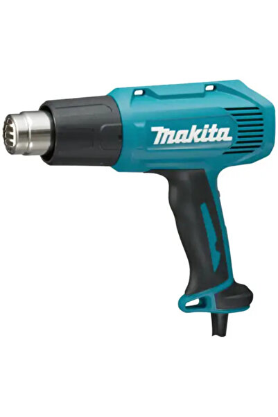 Makita HG5030K Пистолет за горещ въздух, 1600W, 350-500 ° C, 500 л/мин, 2 тем...