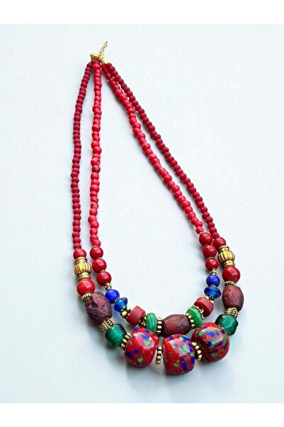 Bozhi Necklace Glass Beads Casual Elegance