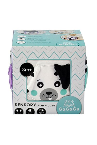 GaGaGu Plush Sensory Activity Cube, 15 cm