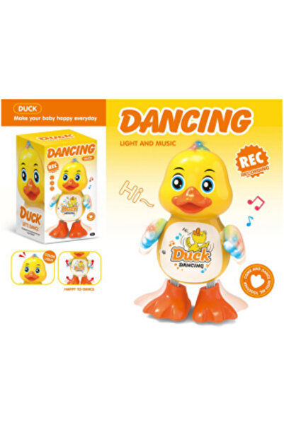 PlayFun Rățușcă Dansatoare Interactivă, Lumini LED și Muzică 6511110051560