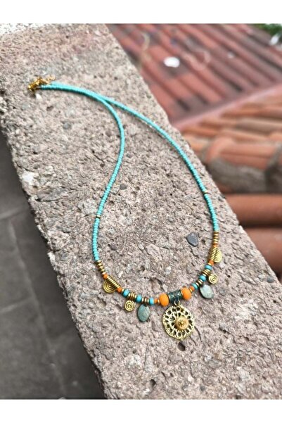 Bozhi Necklace Glass Beads Casual Elegance