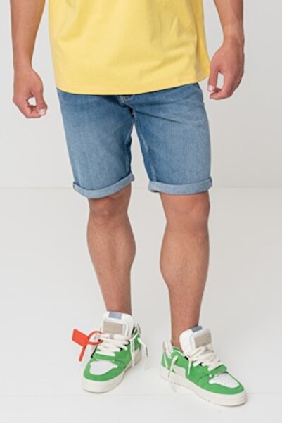 Tommy Jeans Σορτς κανονικής εφαρμογής με 5 τσέπες, Σκούρο Μπλε, 34
