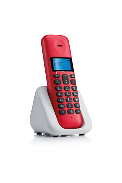 Motorola T301 Cherry (Ελληνικό Μενού) Ασύρματο τηλέφωνο με ανοιχτή ακρόαση
