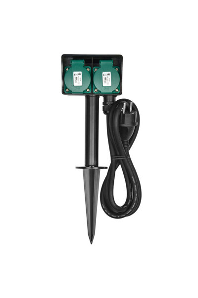 Other Heitech 04003652 Αδιάβροχη διπλή πρίζα κήπου