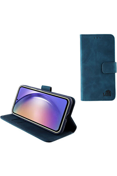 Lime&co Lime Essential Magnet Book Συνθετικό Δέρμα Σκούρο Μπλε (Galaxy A54) Κ...